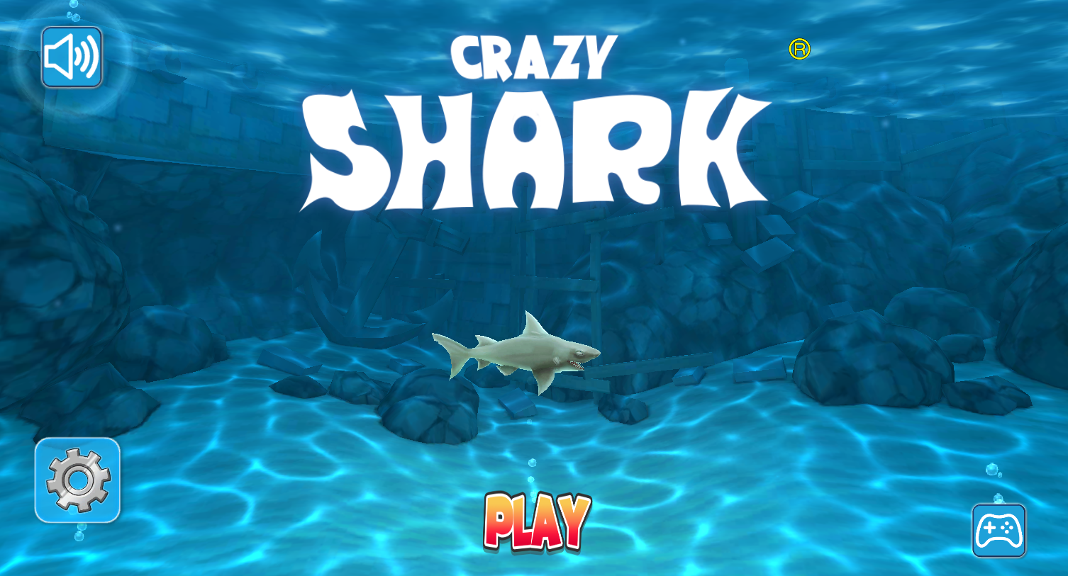 Crazy Shark Game Screenshot
