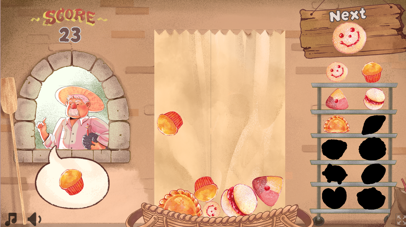 Pancito Merge Game Screenshot